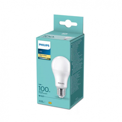 Лед крушка Филипс 13W=100W E27 2700К