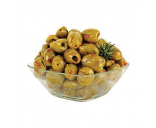 Зелени маслини на грил с билки Зелени маслини на грил с билки