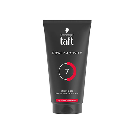 Гел за коса Тафт 150мл Черен Пауър Актив Ниво 5
