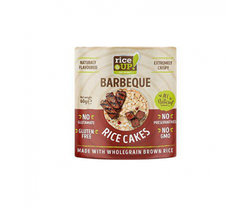 Пълнозърнести оризовки Райс Ъп 60г Барбекю Пълнозърнести оризовки Райс Ъп 60г Барбекю