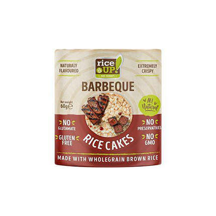 Пълнозърнести оризовки Райс Ъп 60г Барбекю