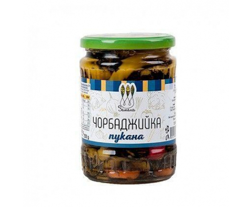 Чорбаджийски пукани чушки Земела 480г Чорбаджийски пукани чушки Земела 480г