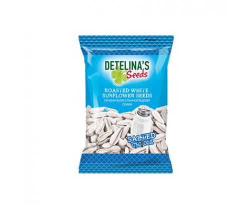 Бели слънчогледови семки Детелина 75г Бели слънчогледови семки Детелина 75г