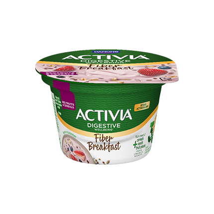 Активиа Закуска 170г С фибри и червени плодове