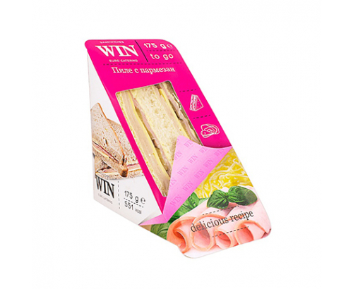 Сандвич Уин Делукс 175г С пиле и пармезан Сандвич Уин Делукс 175г С пиле и пармезан