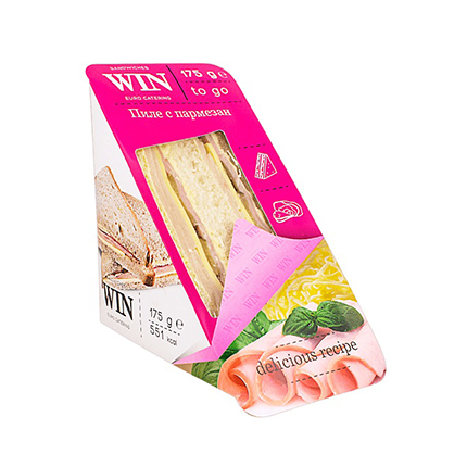 Сандвич Уин Делукс 175г С пиле и пармезан