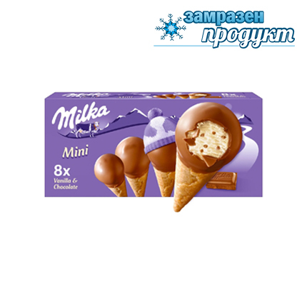 Сладолед Милка Мини 8х25мл Сладолед Милка Мини 8х25мл