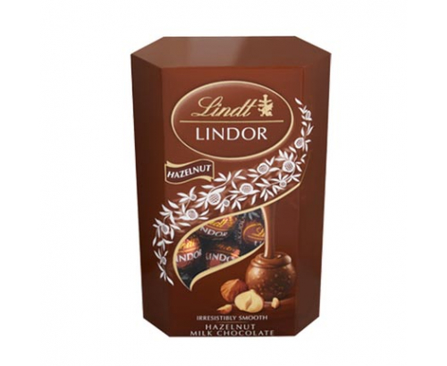 Шоколадови бонбони Линдт Корнет 200г 16бр Лешник Шоколадови бонбони Линдт Корнет 200г 16бр Лешник