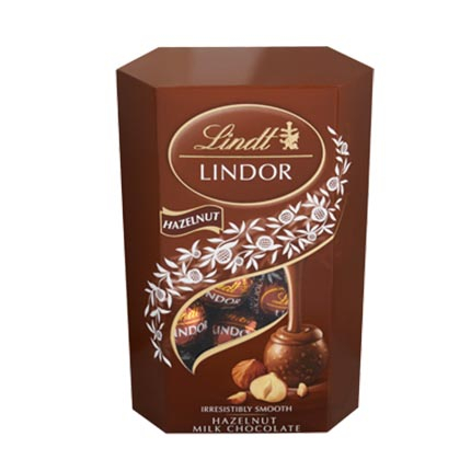 Шоколадови бонбони Линдт Корнет 200г Лешник