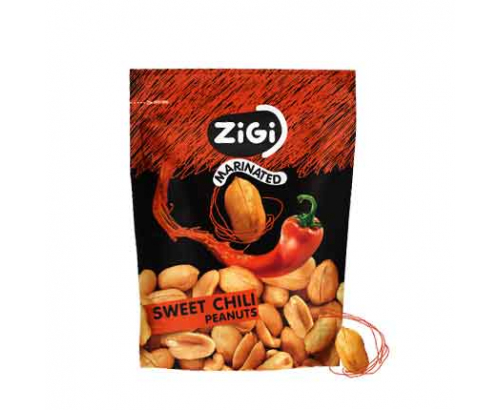 Маринован фъстък Зиги 70г сладко чили Маринован фъстък Зиги 70г сладко чили