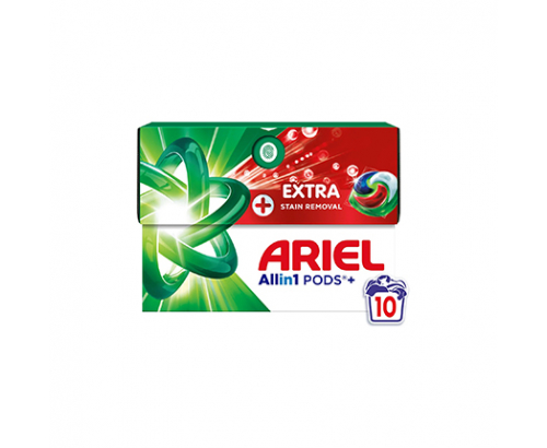 Гел капсули Ариел всичко в едно 10бр Окси/ Екстра + Гел капсули Ариел всичко в едно 10бр Окси/ Екстра +