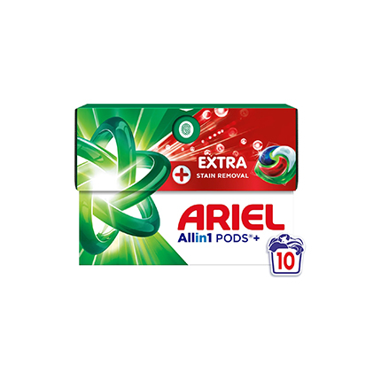 Гел капсули Ариел всичко в едно 10бр Окси/ Екстра + Гел капсули Ариел всичко в едно 10бр Окси/ Екстра +