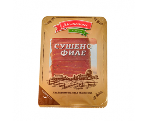 Сушено филе Деликатес Житница 80г Слайс Сушено филе Деликатес Житница 80г Слайс