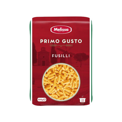 Макарони Мелиса Примо Густо 500г Фузили Макарони Мелиса Примо Густо 500г Фузили