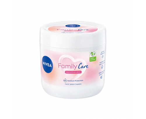 Крем Нивеа Фемили Кеър 450мл Успокояващ Крем Нивеа Фемили Кеър 450мл Успокояващ