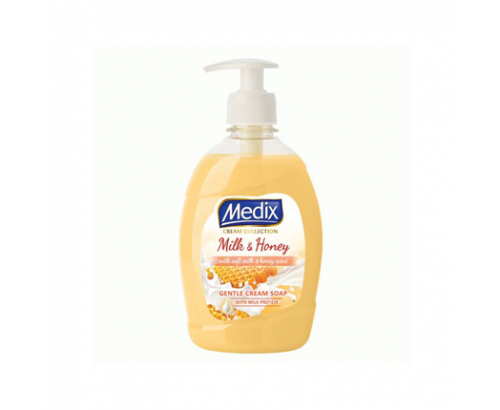 Течен сапун Медикс 400мл Мед и мляко Течен сапун Медикс 400мл Мед и мляко