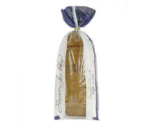 Хляб Добруджански хляб Нашенски вкус 450г Пълнозърнест със 7 семена и закваска Хляб Добруджански хляб Нашенски вкус 450г Пълнозърнест със 7 семена и закваска