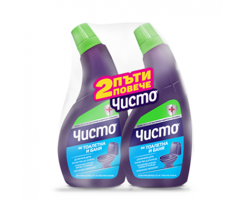Промо пакет препарати за почистване Чисто 2бр Промо пакет препарати за почистване Чисто 2бр