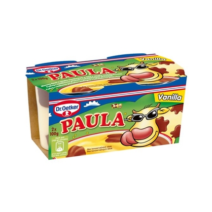 Пудинг Паула 2х100г Ванилия и шоколад