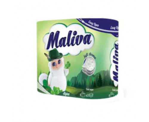 Тоалетна хартия Малива 4бр Алпин Тоалетна хартия Малива 4бр Алпин