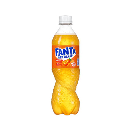 Газирана напитка Фанта 500мл Без захар Портокал