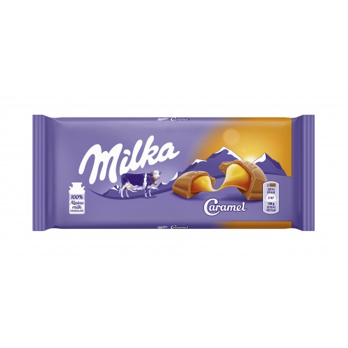 Шоколад Милка 100г Карамел
