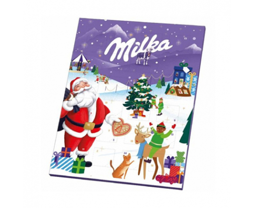 Коледен календар Милка 90г Коледен календар Милка 90г