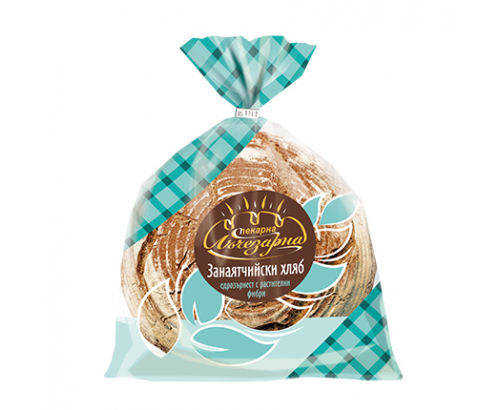Хляб Занаятчийски Пекарана Лъчезарна 600г Едрозърнест с фибри Хляб Занаятчийски Пекарана Лъчезарна 600г Едрозърнест с фибри