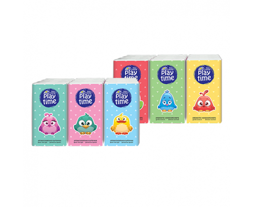 Носни кърпички Плей Тайм 6бр Носни кърпички Плей Тайм 6бр