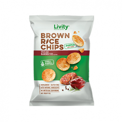 Оризов чипс Ливити 60г Тексас Барбекю