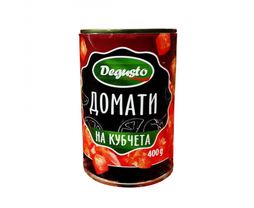 Домати на кубчета Дегусто 400г Домати на кубчета Дегусто 400г
