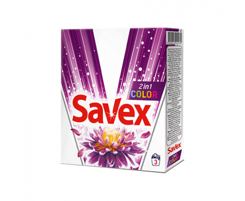 Прах за пране Савекс Активатор 320г Цветно 2в1 Прах за пране Савекс Активатор 320г Цветно 2в1