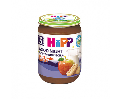Био млечна каша Лека Нощ Хип 190г Ябълка и бисквити Био млечна каша Лека Нощ Хип 190г Ябълка и бисквити