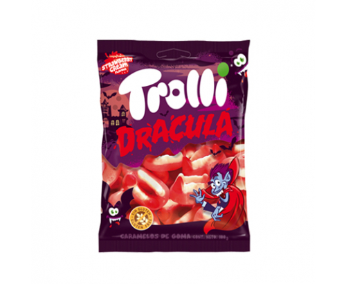 Желирани бонбони Троли 100г Дракула