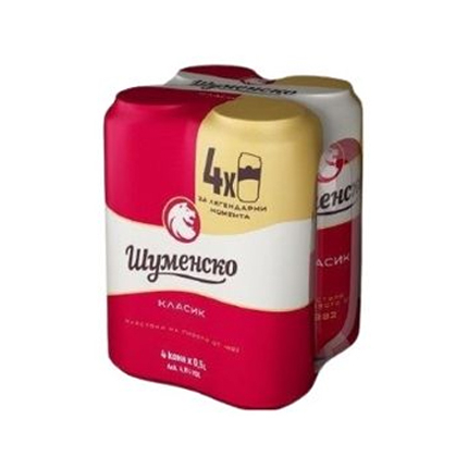 Бира Шуменско 4х500мл кен Бира Шуменско 4х500мл кен