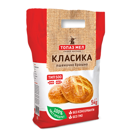 Брашно Топаз Мел тип 500 5кг