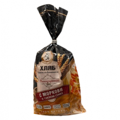 Хляб Ресен 400г Пълнозърнест с моркови и тиквени семена