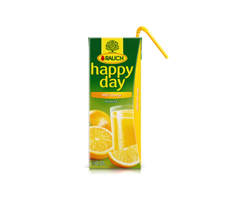 Натурален сок Хепи дей 200мл Портокал