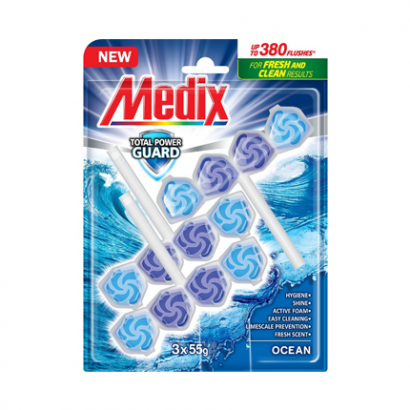 Ароматизатор за тоалетна Медикс 3х55г Океан