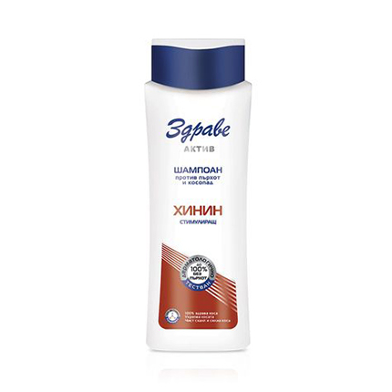 Шампоан Здраве Актив 390мл Хинин