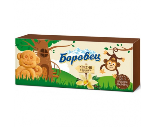 Кексче Боровец 120г Ванилов пълнеж Кексче Боровец 120г Ванилов пълнеж