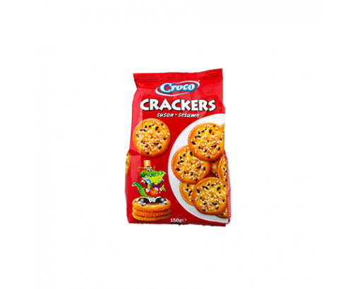 Крекери Кроко 150г Сусам Крекери Кроко 150г Сусам