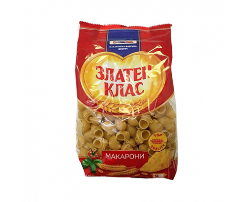 Макарони Златен клас 400г Охлюви Макарони Златен клас 400г Охлюви