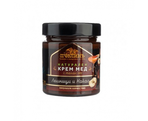 Пчелен мед Пчелинъ 250г С тахан от лешници и какао Пчелен мед Пчелинъ 250г С тахан от лешници и какао