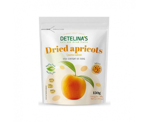 Сушени кайсии Детелина 150г Сушени кайсии Детелина 150г