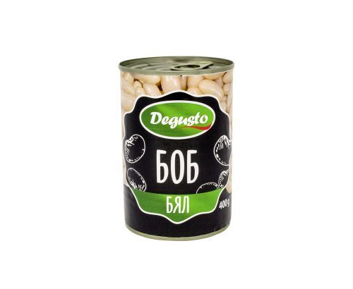 Боб Дегусто 400г Бял Боб Дегусто 400г Бял