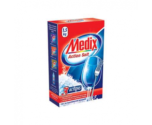 Препарат за съдомиялна машина Медикс 1,5кг Сол