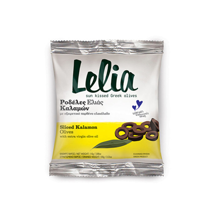 Маслини Лелиа каламата 100г Нарязани с маслиново масло