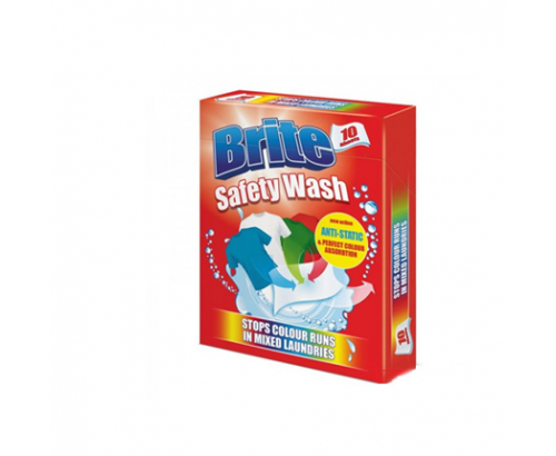 Цветоулавящи кърпички Брайт 10бр Антистатик за цветно пране Цветоулавящи кърпички Брайт 10бр Антистатик за цветно пране