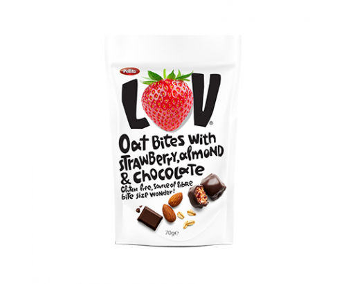 Овесени хапки Лов 70г Ягода, бадем и шоколад Овесени хапки Лов 70г Ягода, бадем и шоколад